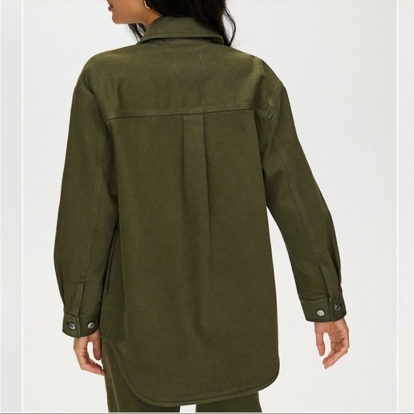 Aritzia Wilfred Free Ganna Shirt Jacket Shacket - Picture 3 of 6